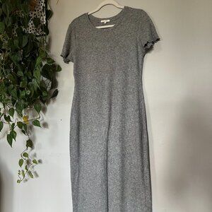 Women's Grey Ribbed Midi Dress by Z Supply - Size Large - EUC
